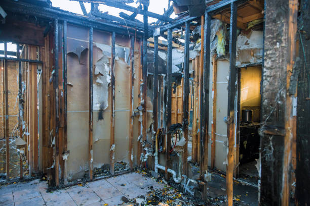 Professional Fire Damage Removal technician working in North Edwards, CA